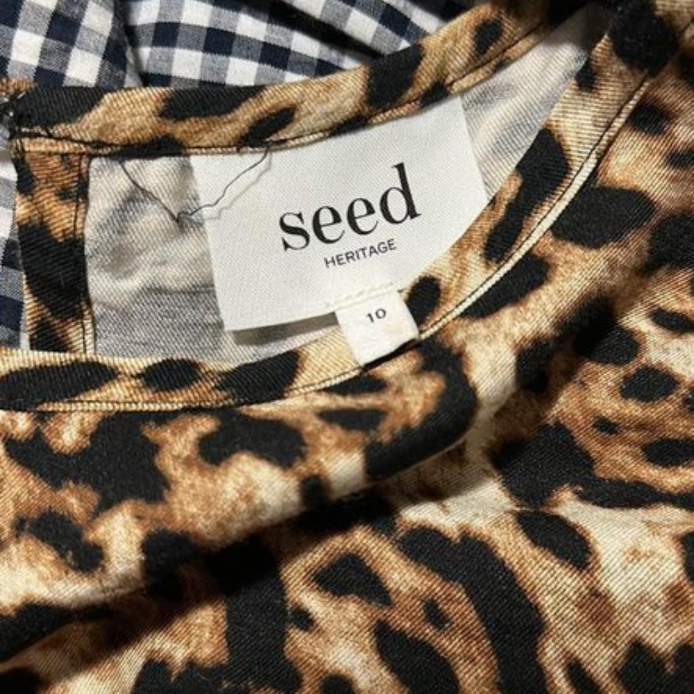 SEED heritage Leopard Swing Dress - Picture 3 of 3